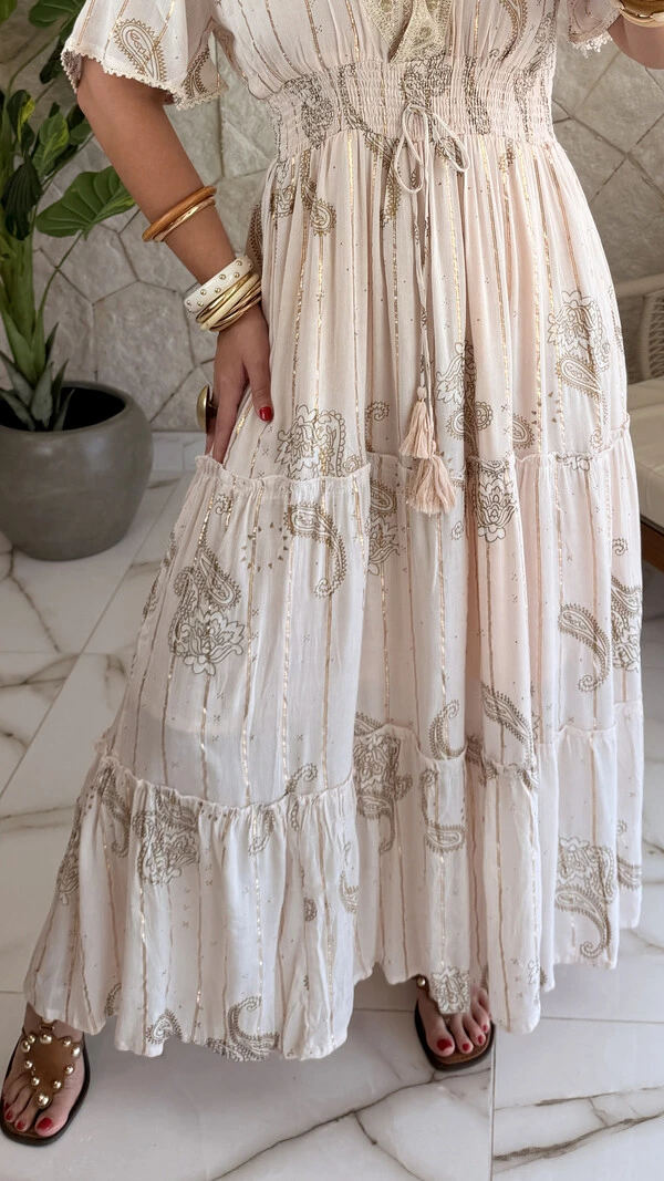 Vestido Boho Chic Longo Lavínia