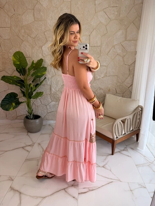 Vestido Boho Chic Flora