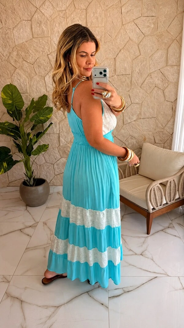 Vestido Boho Chic Longo Roberta