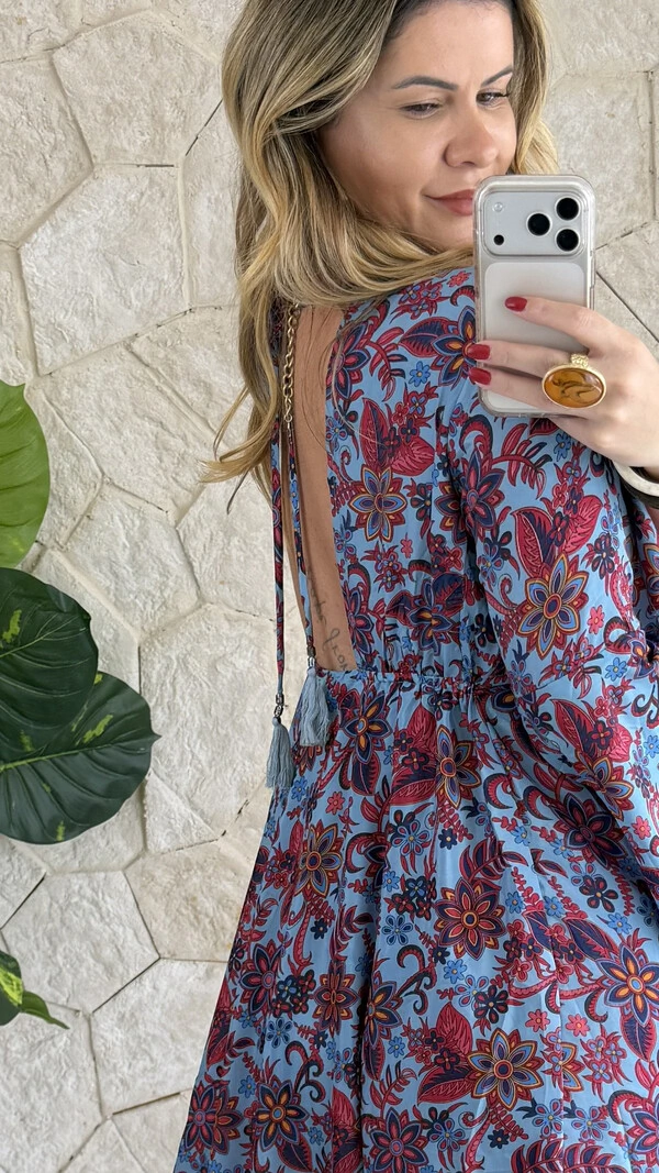 Vestido Boho Chic Longo Lena