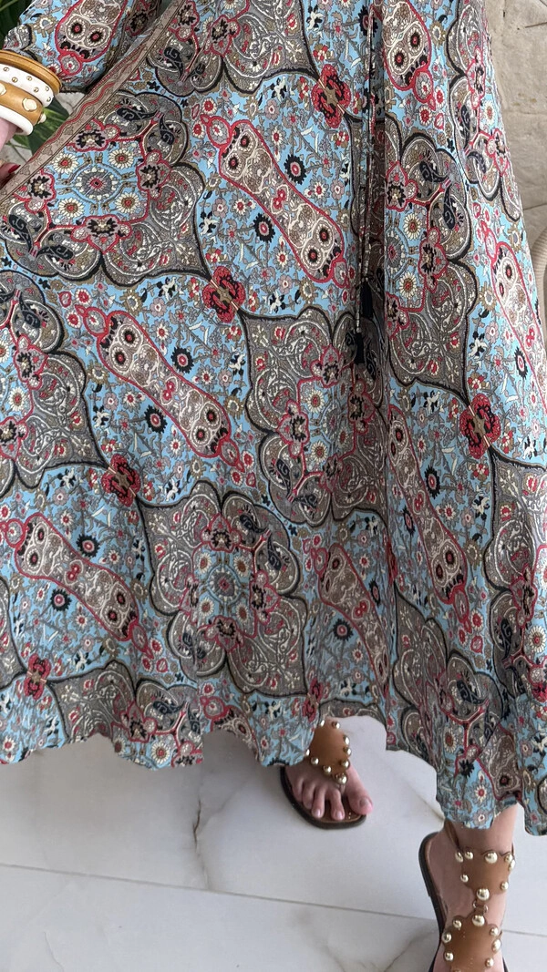 Vestido Boho Chic Longo Lena