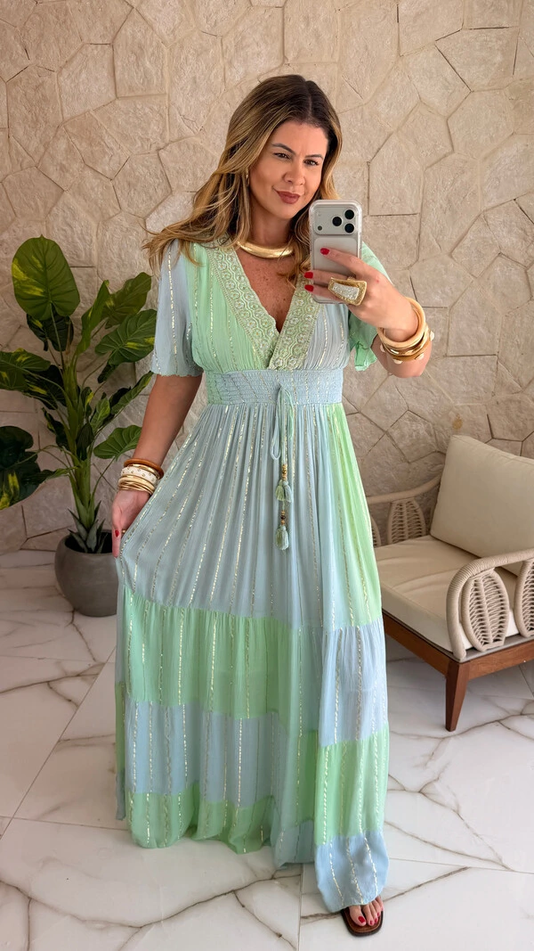 Vestido Boho Chic Longo Maia