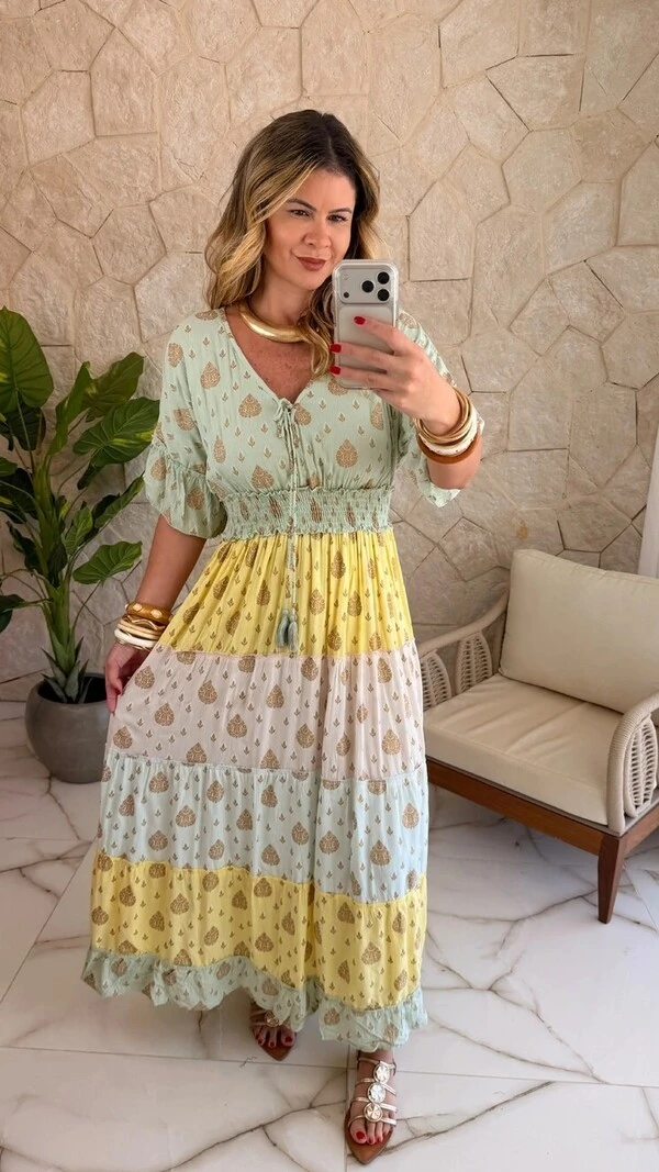 Vestido Boho Chic Celina