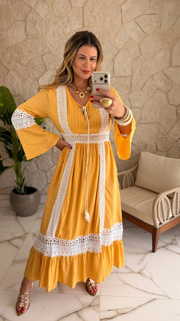 Vestido Boho Chic Alana