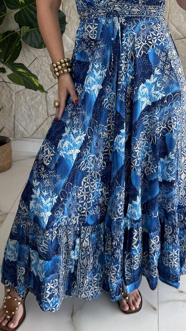 Vestido Boho Chic Longo Manu