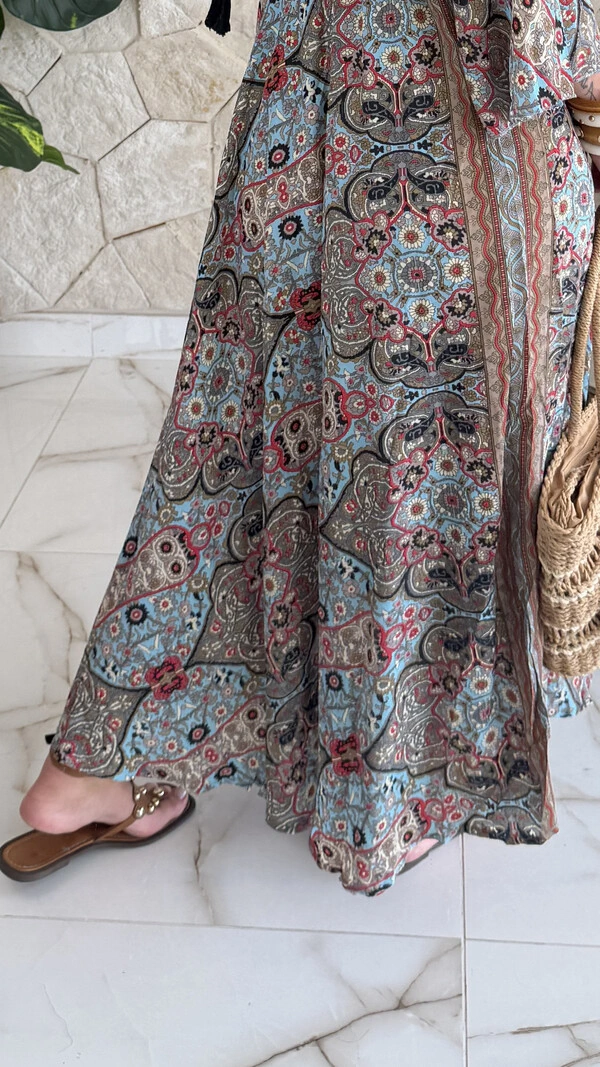 Vestido Boho Chic Longo Lena