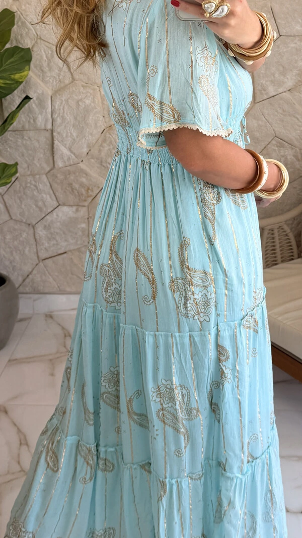 Vestido Boho Chic Longo Lavínia