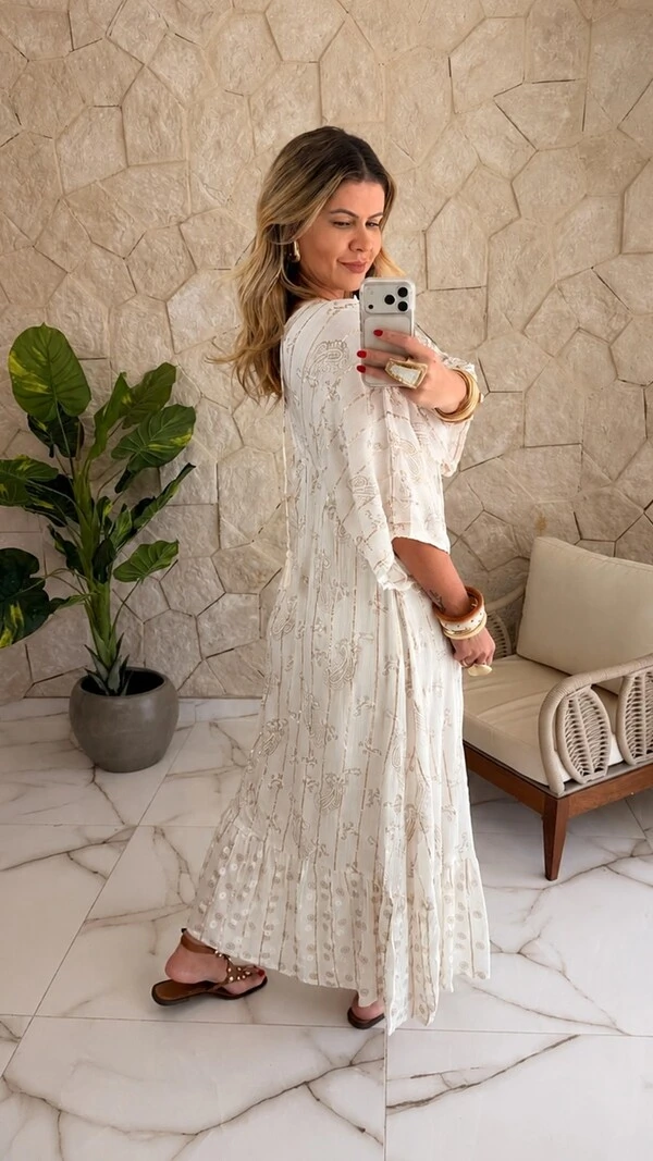 Vestido Boho Chic Longo Lívia