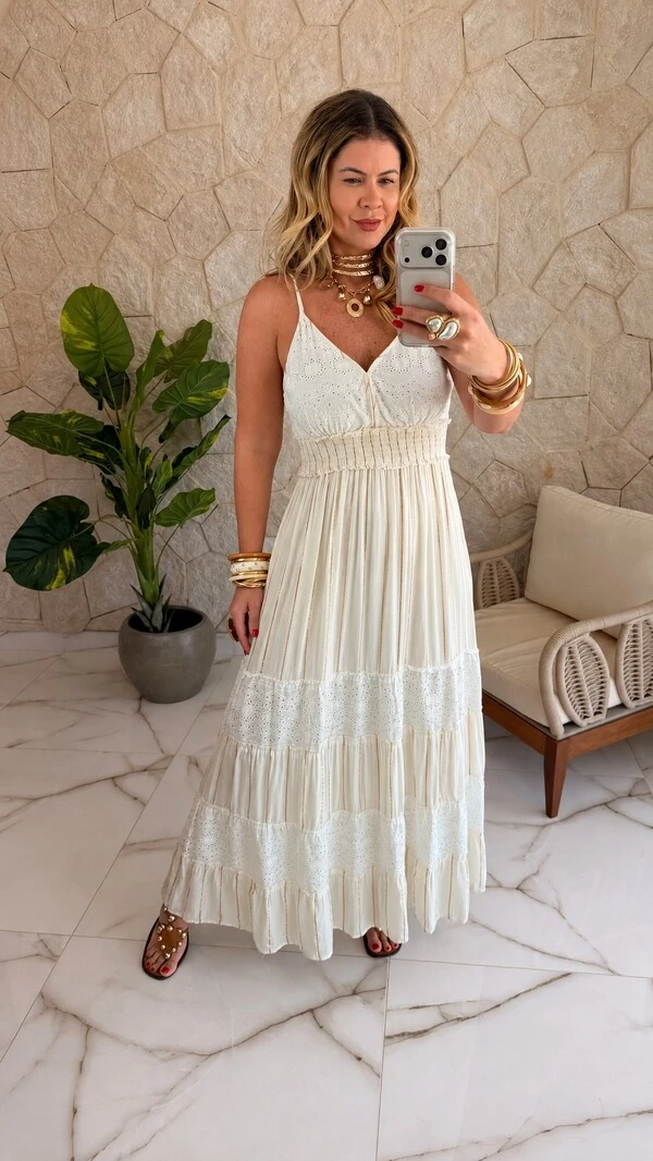 Vestido Boho Chic Longo Roberta