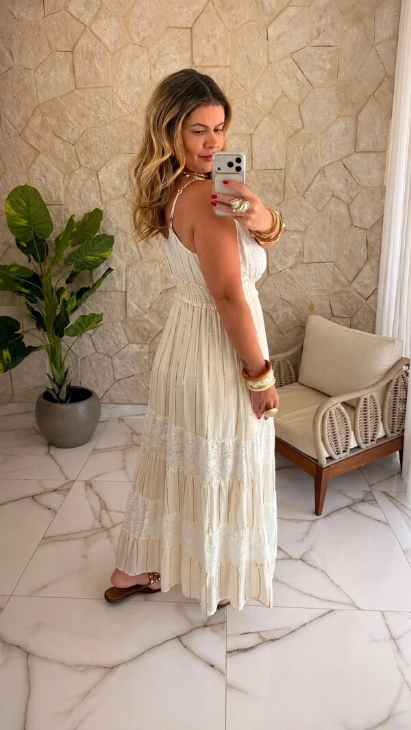 Vestido Boho Chic Longo Roberta