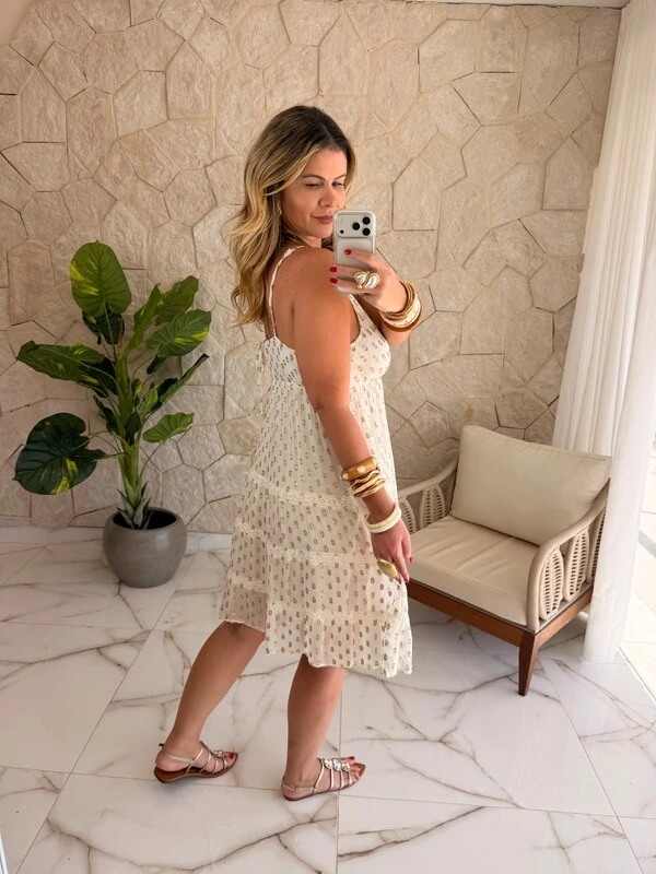 Vestido Curto Boho Chic Fontana