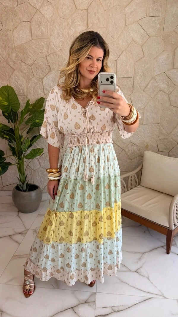 Vestido Boho Chic Celina