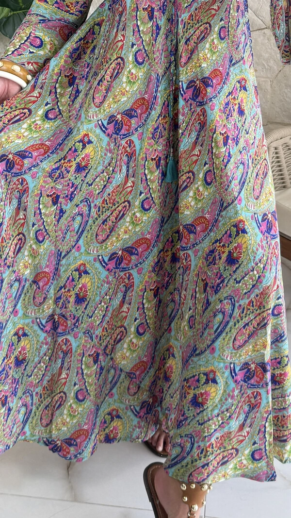 Vestido Boho Chic Longo Lena