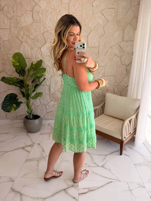 Vestido Curto Boho Chic Fontana