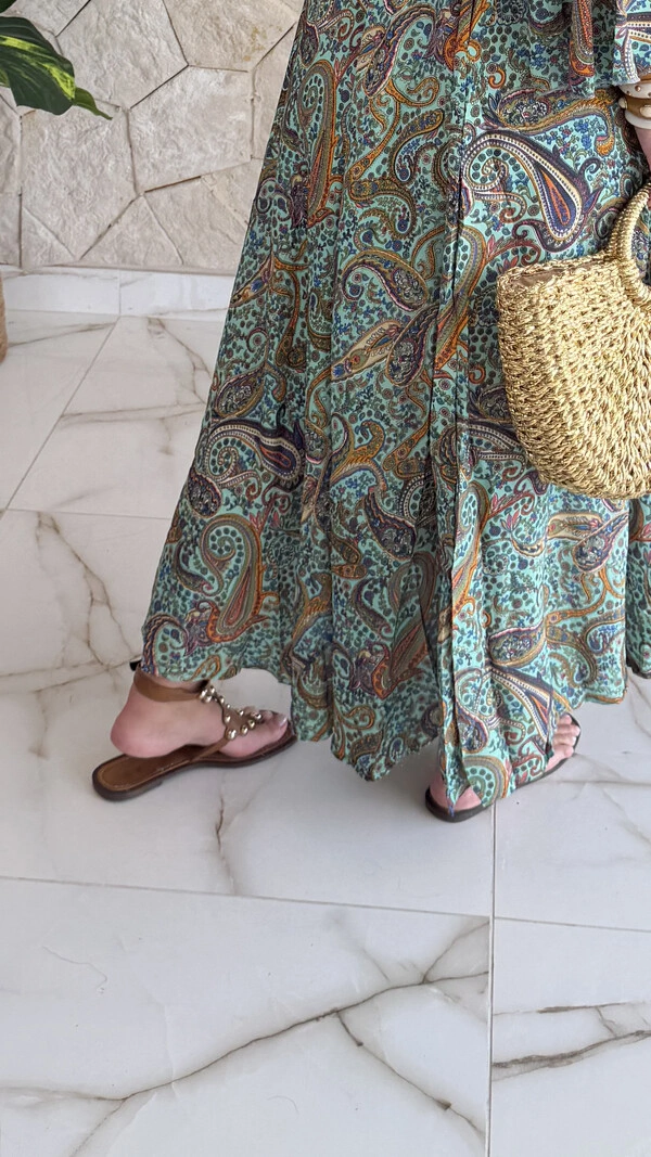 Vestido Boho Chic Longo Lena
