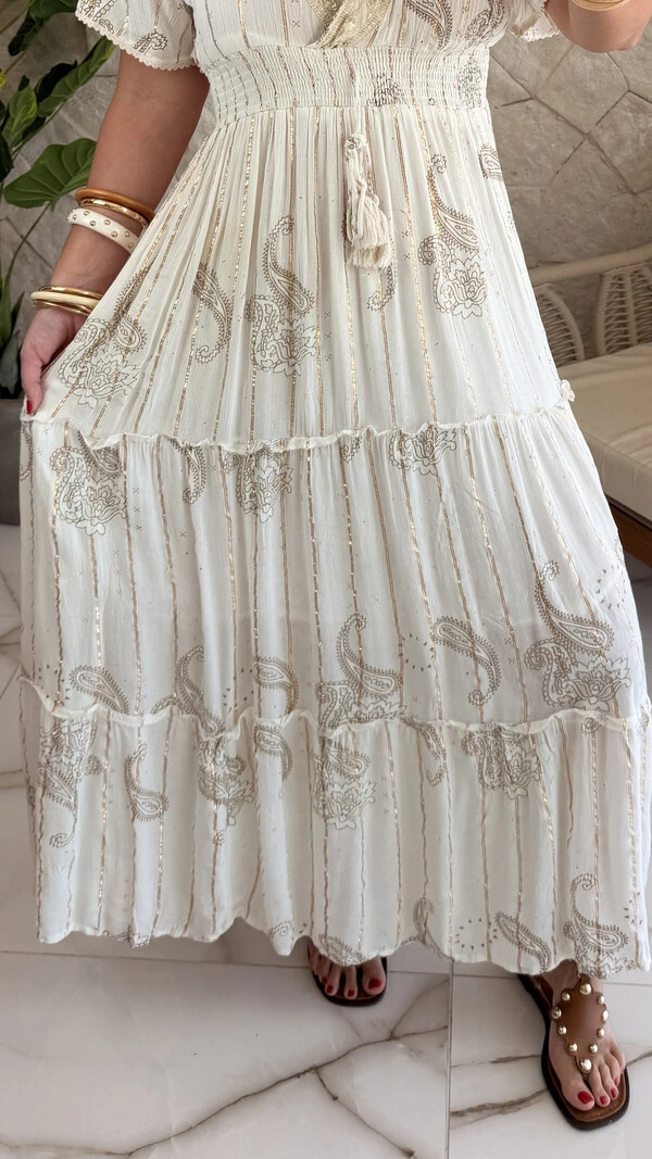 Vestido Boho Chic Longo Lavínia