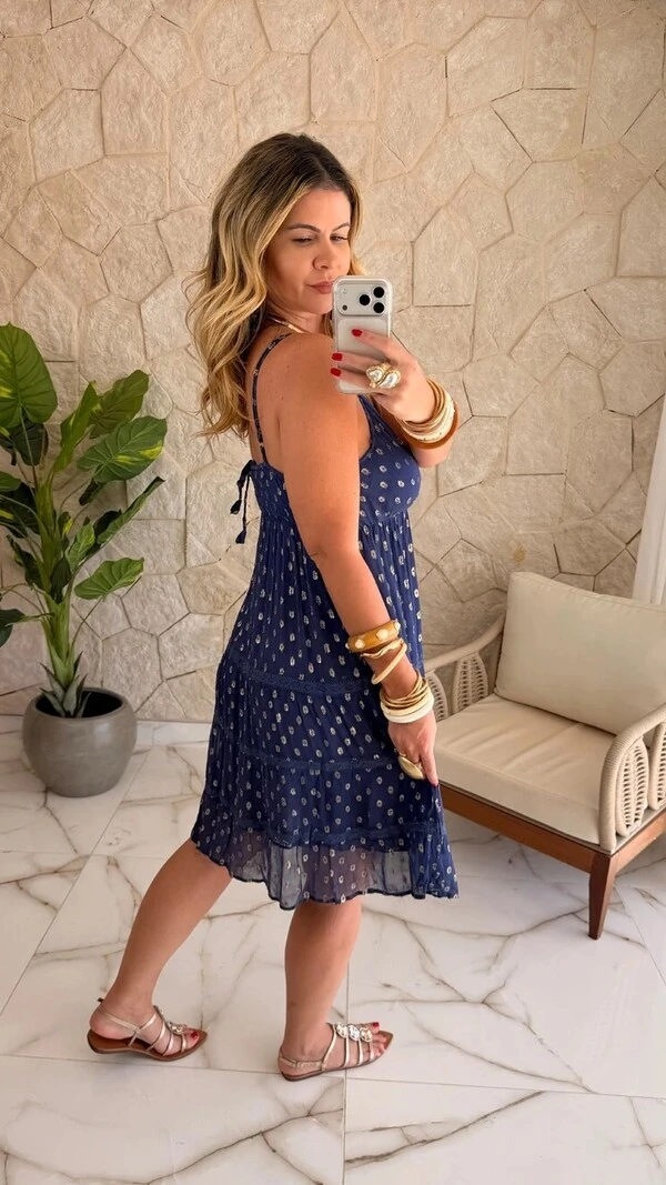 Vestido Curto Boho Chic Fontana