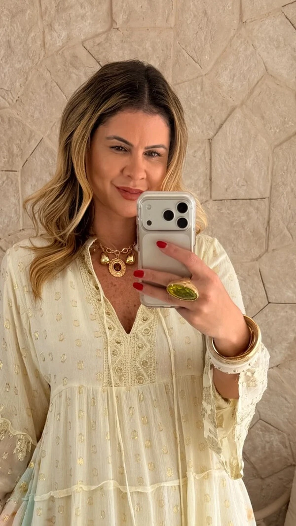 Vestido Boho Curto Aquarela