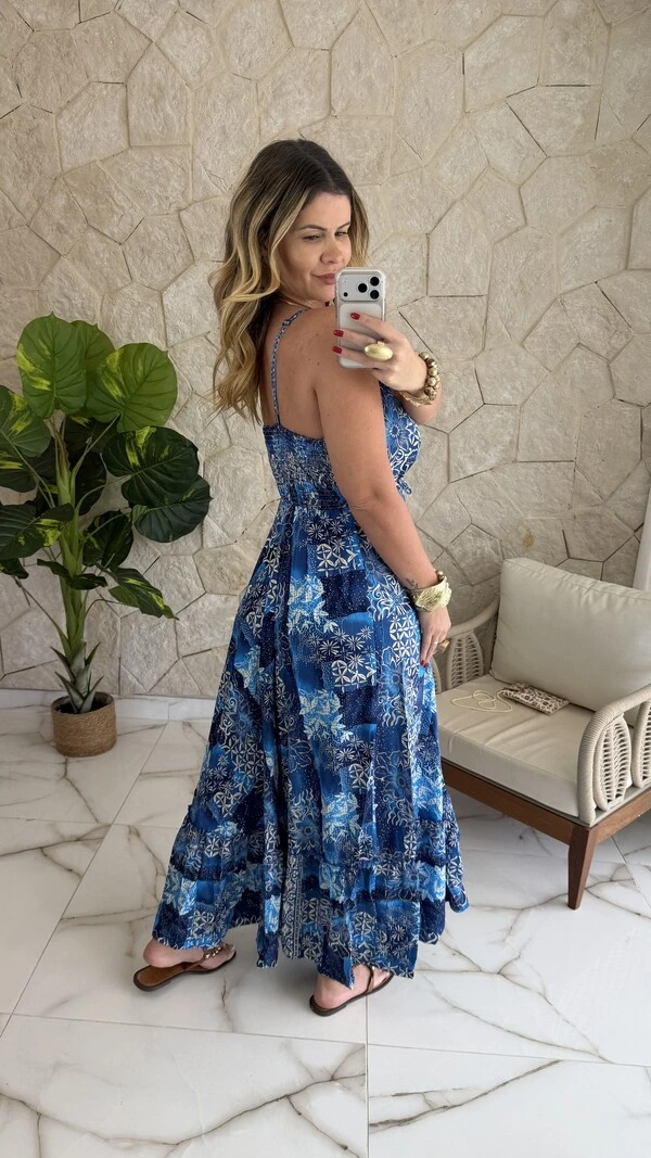 Vestido Boho Chic Longo Manu