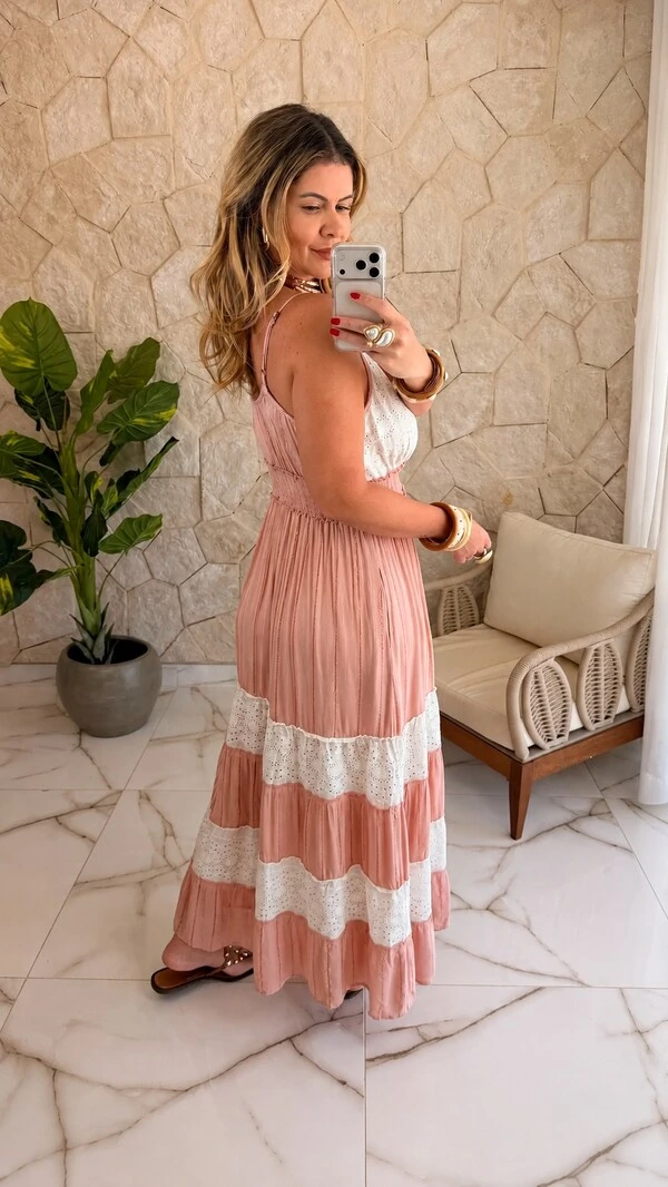 Vestido Boho Chic Longo Roberta