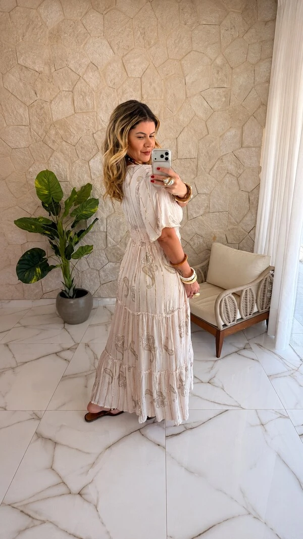 Vestido Boho Chic Longo Lavínia