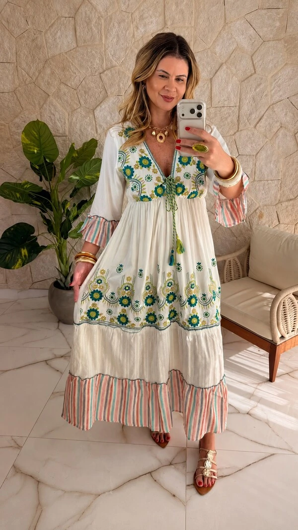 Vestido Boho Chic Serena