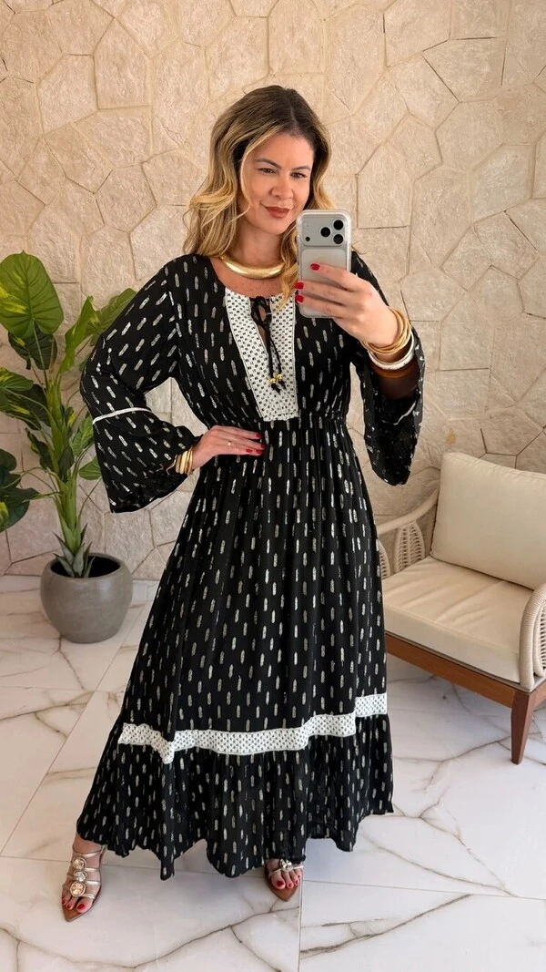 Vestido Boho Longo Elisa