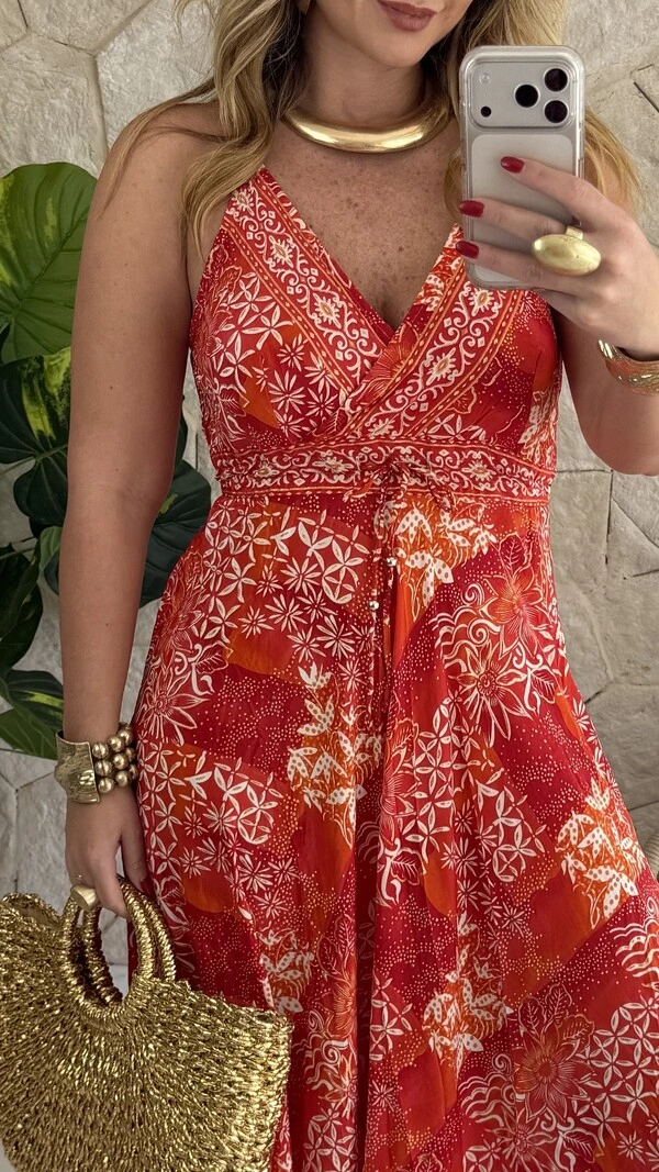 Vestido Boho Chic Longo Manu