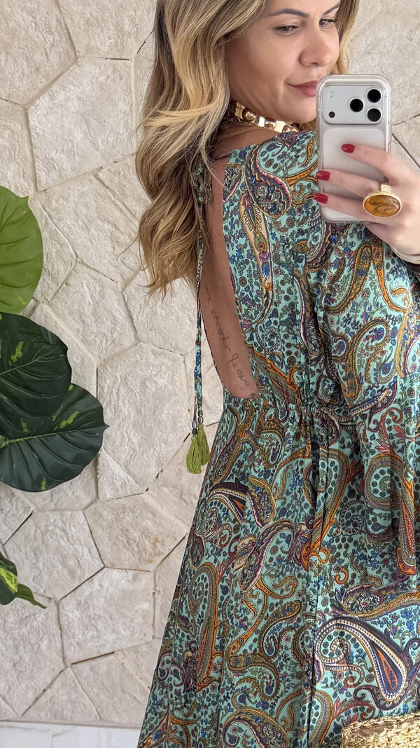 Vestido Boho Chic Longo Lena