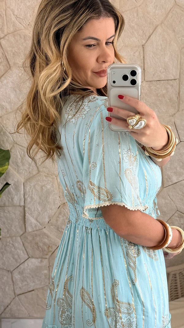 Vestido Boho Chic Longo Lavínia