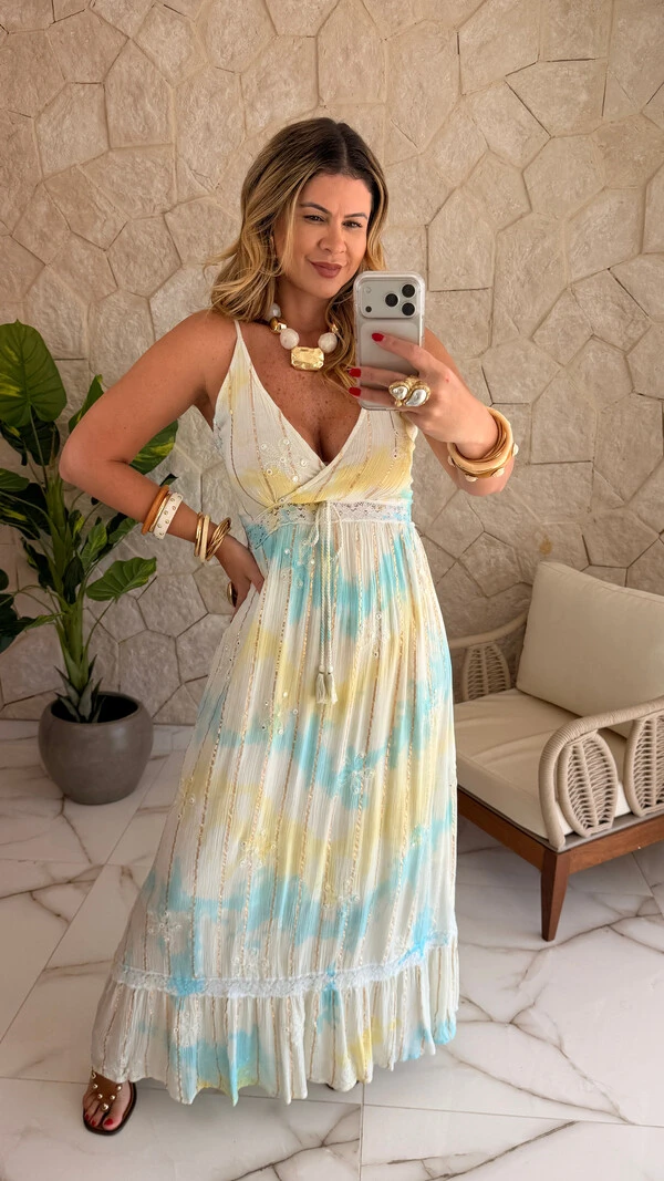 Vestido Boho Chic Longo Elis
