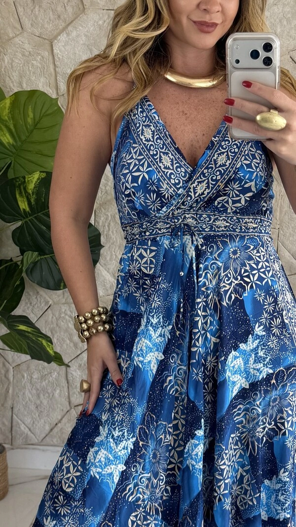 Vestido Boho Chic Longo Manu