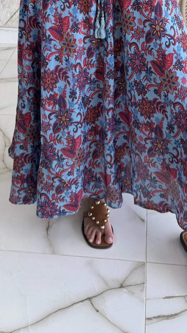 Vestido Boho Chic Longo Lena