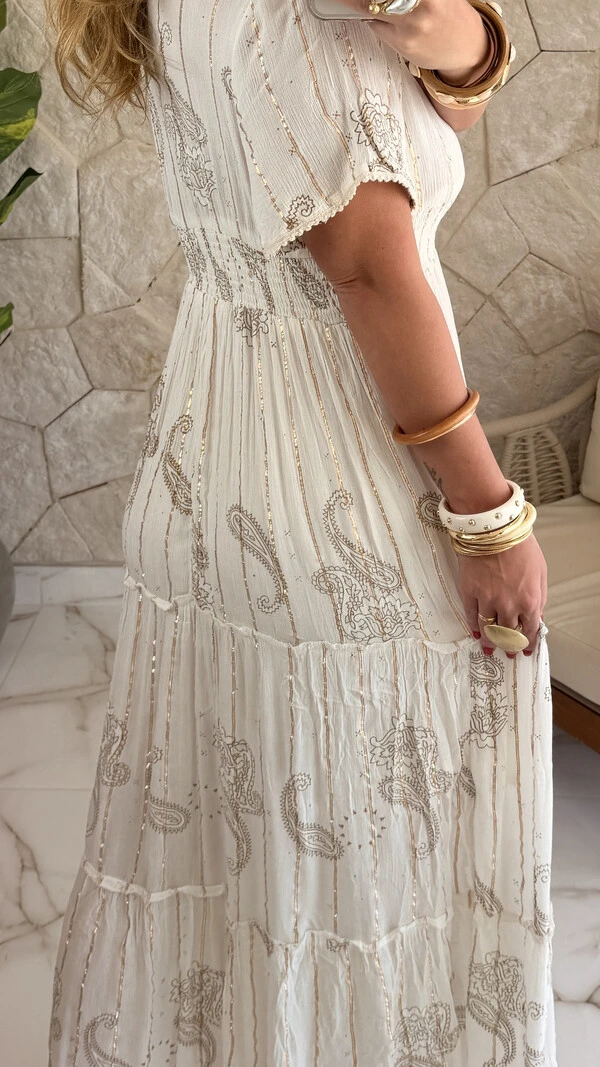 Vestido Boho Chic Longo Lavínia