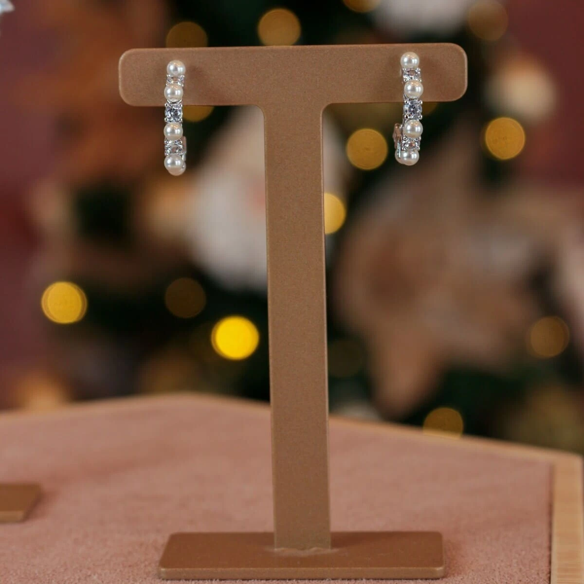 FotoArgola Média Pérola com Cristal