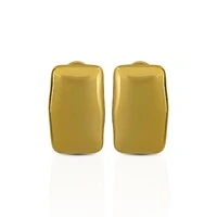 Brinco Aço Retangular Liso