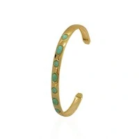 Bracelete Pedras Turquesa