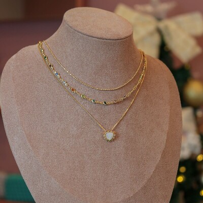 FotoColar Coração Madrepérola Colorido