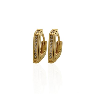 Foto Argola Click Diamante Zircõnia