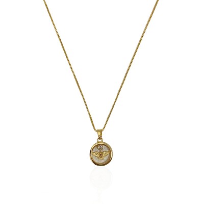 Foto Colar Oval Pequeno Madrepérola Espírito Santo