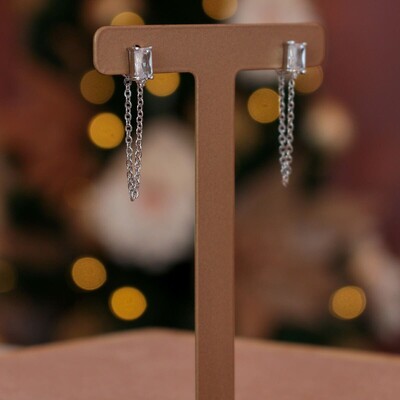 FotoEar Line Retangular Cristal