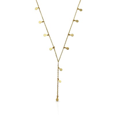 Foto Colar Gravata Gotinhas Placa