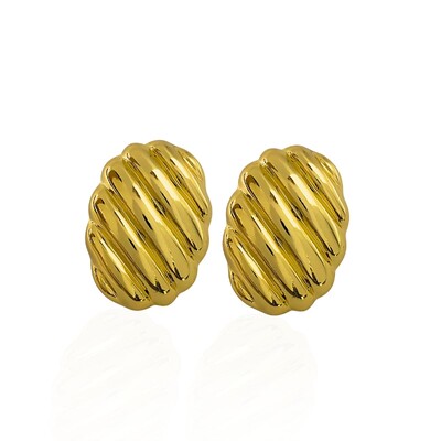 Foto Brinco Maxi Oval Croissant