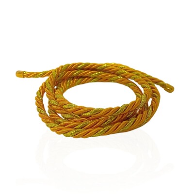Foto Cordão Laranja com Dourado