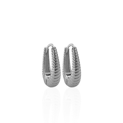 Foto Argola Click Meia Lua Riscada