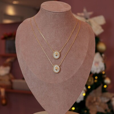 FotoEscapulário Sagrado Coração Resinado Madrepérola