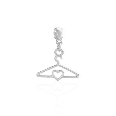 Foto Berloque Cabide Prata