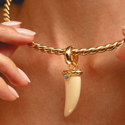 FotoPingente Click Argola Dente de Sabre Off