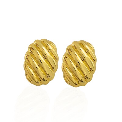 Foto Brinco Maxi Oval Croissant