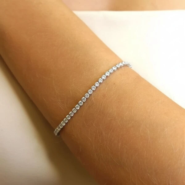 Pulseira Riviera Média Cristal